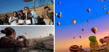 Kapadokya Balonda Doğum Günü Kutlaması